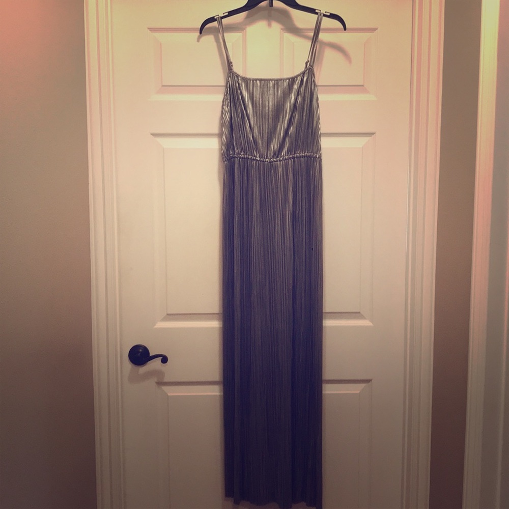 Silver Forever 21 maxi dress